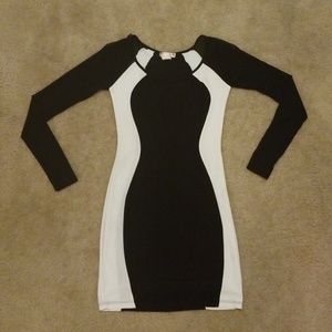 A'gaci blk/white party dress